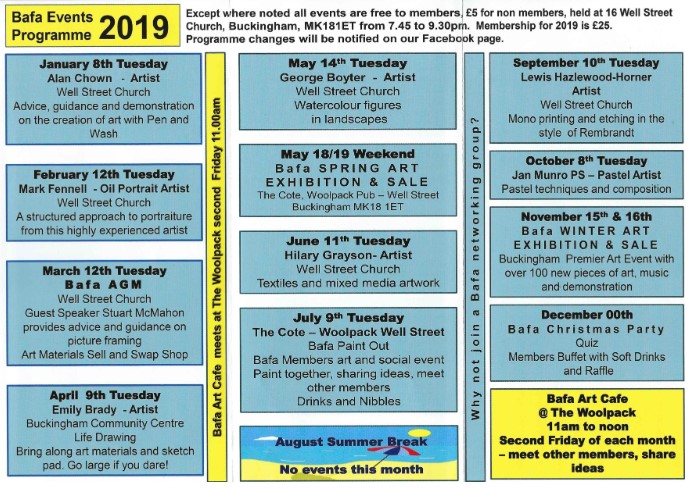 2019 Programme